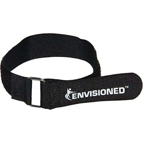 Premium Cinch Straps with Stainless Steel Metal Ring (Buckle), Reusable Durable Hook and Loop, Multipurpose Securing Straps 1