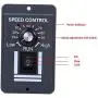 Motor Speed Controller, DC 12V-60V 10A CW/CCW Adjustable Speed with Switch Controller DC Motor Governor DC Motor Speed Controller