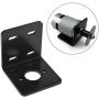 Motor Bracket, High Hardness Right Angle Bracket Holder Support Fixed Base for NO. 775 Motor, Easy to Mount and Fix Motor for Drilling, Polishing