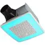 Broan-NuTone AER110RGBL ChromaComfort 110 CFM Ventilation Fan with 24 Color Selectable LED, 1.5 Sones, ENERGY STAR Certified, White