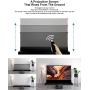 VIVIDSTORM-Projector Screen Motorized S PRO 72 inch Motorized Rising Projector Screen 4K UST ALR Smart Home System Compatible Ultra Short Throw Laser TV Projector,VSDSTUST72H-WB