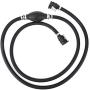 Marine Johnson 3/8in Boat Motor Fuel Gas Hose Line Assembly Primer Bulb Connector