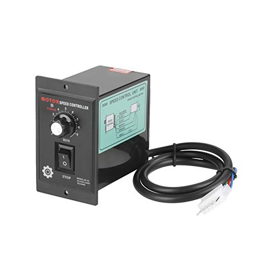 FTVOGUE 400W AC220V Motor Speed Pinpoint Regulator Adjustable Speed Motor Controller Forward & Backward,Automated Industry