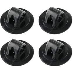 JCBIZ 4pcs 75mm Rubber Boat Motor Fixing Bracket Buckle Inflatable Boat Kayak Motor Fixed Bracket Buckle Propeller Motor Mount Seat Outboard Engine Buckle
