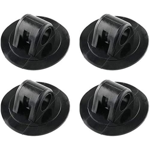 JCBIZ 4pcs 75mm Rubber Boat Motor Fixing Bracket Buckle Inflatable Boat Kayak Motor Fixed Bracket Buckle Propeller Motor Mount Seat Outboard Engine Buckle