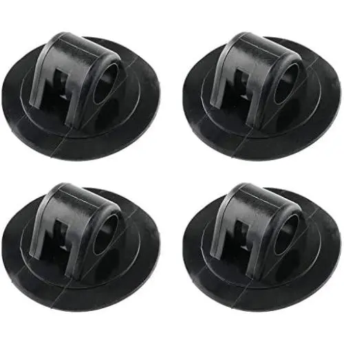 JCBIZ 4pcs 75mm Rubber Boat Motor Fixing Bracket Buckle Inflatable Boat Kayak Motor Fixed Bracket Buckle Propeller Motor Mount Seat Outboard Engine Buckle