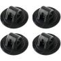 JCBIZ 4pcs 75mm Rubber Boat Motor Fixing Bracket Buckle Inflatable Boat Kayak Motor Fixed Bracket Buckle Propeller Motor Mount Seat Outboard Engine Buckle
