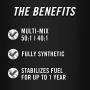 STA-BIL Full Synthetic 2-Cycle Oil - With Fuel Stabilizer For Up To 12 Months Protection - 5 Gallon Multi-Mix - 50:1/40:1 Mix Ratios - Low Smoke Formula, 2.6 fl. oz. (22403)