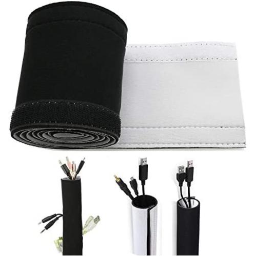 59inch Neoprene Cable Management Sleeve Neoprene Cord Organizer Neoprene Flexible Cable Cover Neoprene Cable Protector