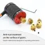 Hobby Fans 32P Pinion Gear Set 12T 13T 14T 15T 16T 3.175mm Shaft with Hex Key for 1/10 RC Car Motor