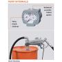 Pompe à carburant robuste 12V DC GROZ | 15 GPM | Moteur explosion-preuve | Homologué UL/cUL | Alliage aluminium anti-corrosion | Pour essence, diesel, E15, kérosène, biodiesel (44040)