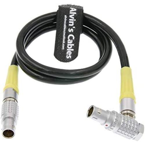 Alvins Cables Preston FIZ MDR Bartech Digital Motor Cable 1B 7 Pin Male to Right Angle 7 Pin Male