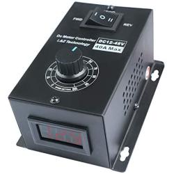 L&Z DC Motor Speed Controller PWM 12-48V 40A Brush Motor Adjustment Control Module 1200W 25kHZ