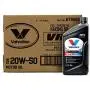 Huile moteur synthétique haute performance Valvoline VR1 SAE 20W-50 à zinc élevé, 1 Qt, Multipack de 6 Huile moteur synthétique haute performance Valvoline VR1 SAE 20W-50 à zinc élevé, 1 Qt, Multipack de 6