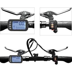 36V/48V 250W/350W Brushless Motor Controller, Waterproof LCD Panel Kit for E-Bike/Electric Bike/Scooter, Easy to Install