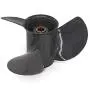 ARKDOZA 9 7/8x10 9 7/8x11 9 7/8x12 9 7/8x13 Aluminum Propeller for Honda Outboard 25-30HP 3 Blade 10 Tooth RH 9.9x10 9.9x11 9.9x12 9.9x13