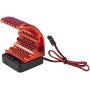 Vgoohobby Universal 42mm Aluminum Heat Sink Heatsink with 5V Cooling Fan for 1/8 RC Car 4068 4076 4274 7282 1515 Brushless Engine Motor (Red)