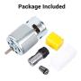 Comgrow 775 DC Motor DC 12V - 24V Max 10000RPM - 20000RPM Ball Bearing Large Torque High Power Low Noise Gear Motor Electronic Component Motor