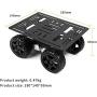 LewanSoul 4WD Robot Kit with Aluminum Alloy Frame, TT Motor and 60mm Mecanum Wheels, Smart Robot Car,DIY Kit (Unassembled)
