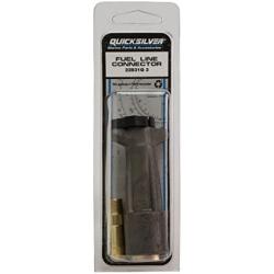 Quicksilver 22831Q3 Fuel Line Connector - Vintage Mercury and Mariner Outboards, 1-Pack