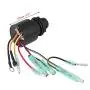 Boat Ignition Key Switch Assembly,87-17009A5 Ignition Starter Switch for Mercury Outboard Remote Control Box Motor 3 Position Off-Run-Start