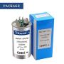 Tnisesm 45+5 uF 45/5 MFD ±6% 370V/440 AC CBB65B Capacitor Dual Run Circular Start Capacitor, 9PCS Spade Terminal, Capacitor for AC Motor Run or Fan Start or Condenser Straight