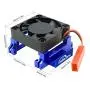 Hobby Fans Aluminum ESC Cooling Fan High Velocity Fan Heatsink for 1/10 traxxas Slash 4x4 Stampede 4x4 VXL Rustler VXL Replace #3340 Velineon VXL-3s ESC Cooling Fan