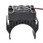Hosim RC Motor Heatsink 40mm with Fan fits Brush RC CAR 540 550 Upgrades RC Cooling Fan for Brushless 3650 3660 3674 Electric Motors of 1/10 RC Crawler Car Truck Buggy (Sliver)