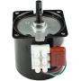 CHANCS 60KTYZ 110V 8-10RPM Metal Geared for Rotisserie Turntable with Gear Reduction Motor Holder Bracket and Power Cord Switch Plug