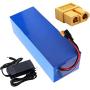 Wnicek 48V 15Ah E-Bike Lithium Battery Pack 15000mAh Lithium-ion Battery for 200W 250W 350W 500W 750W 800W 1000W Motor with Charger Fit for Electric Tricycle Golf Cart Mopeds