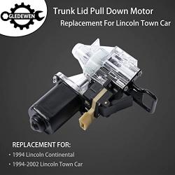 Trunk Lid Pull Down Motor | Compatible with 1994-2002 Lincoln Town Car, 94 Lincoln Continental | Replace 747-002 Trunk Tailgate Pull Down Release Motor Actuator