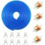 PRO BAT 9.85-Foot Length Stretchy 0.2 I.D. Fuel Line+8pcs 0.35