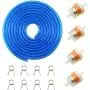 PRO BAT 9.85-Foot Length Stretchy 0.2 I.D. Fuel Line+8pcs 0.35