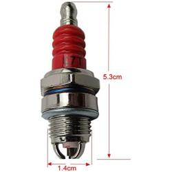 Zcargel Chainsaw Spark Plug, Motorcycle Spark Plug Chainsaw Mower Spark Plug L7t Spark Plug Iron Two-stroke Engine Spark Plug Gasoline Saw Accessories For 2 Stroke Lawn Mower