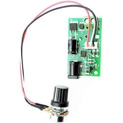 Stayhome 1pcs 6V-28V DC Motor Speed Control Pulse Width Modulation PWM Controller Switch 6V 12V 24V 3A 80W Adjustable Motor Speed Driver