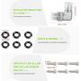 POSENG Aluminum Tappet Cover Compatible with Dodge Ram Cummins Diesel 5.9L 1989-2002 12V 24V Dual Port VE44 P7100 Pumps (Silver)