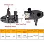 Mig Welder Roll Wire Feed Motor DC 24V 10W Soldering Wire Feeder Machine Welder Flux Core Wire Automatic Feed 0.6-1.0mm