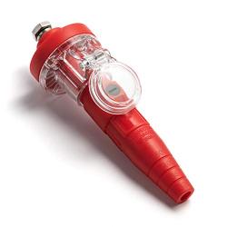 150A 600V High-Power Large-Current Industrial Connectors, Power Cable Aviation Connectors for Motor Frequency Conversion Cabinet Distribution Box, Fast Connectors for Stage Audio Lighting (Red)