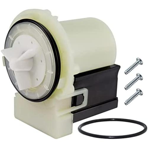 8181684 280187 Washer Drain Pump by Techecook - ap3953640 Compatible with Ken-more Whirl-pool Kitchen-Aid Washing Machine - Replacement for 8182819 8182821 285998 (2 YEARS WARRANTY)
