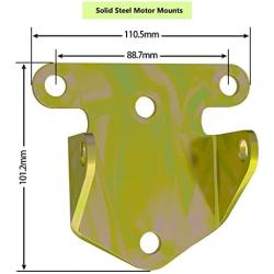 Small Block Chevy Solid Engine Mount Kit - Motor Mounts and Frame Mounts for SBC 283 327 350 400 Small Block Chevy Off Road Racing