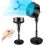 Air Circulator Fan Super Quiet with DC Motor Whole Room Oscillating Standing Floor Fan with Remote, 6 Adjustable Height, 3 Winds Mode, 12 Speeds & 90 Degree Pivoting Head For Bedroom Office Home