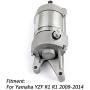 Artudatech Starter Motor Engine Starting for Yamaha YZF R1 R1 2009-2014 2013 14B-81890-00