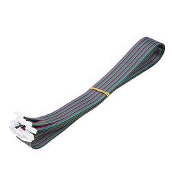 Stepper Motor Cable, Connector Cable, 5Pcs PH2.0-XH2.54 Female-Female Cable for Nema16 Nema17 Stepper Motor