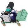 Omabeta Adjustable Power Supply Module, Voltage Regulating 2 to 4 Wire Interface Fan Speed Control Board DCDC with LED Indicator for DC Brushed Motor