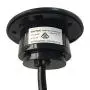 OKIN 2 Button Round Hand Control Power Recliner Switch with USB OEM with LED Back-Light Offered by Lifestyle-Solutions (Round USB Switch with Blue Light)