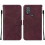 LEMAXELERS Wallet Case for Motor G Power 2022, Motor G Power 2022 Case Magnetic PU Leather Flip Case with Card Holders Kickstand Case Shockproof Protection Case for Motorola G Power 2022 Wine Red YB2