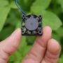 Pangocho Jinchao-Dc Motor Mini Micro Tiny Cooling Fan Max Airflow Rate, Ultra-Miniature Brushless Fan Electric DC 5V 6V, Mute High Large Air Volume, Easy to Install (Speed(RPM) : 1PCS Black Fan)