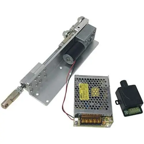 BEMONOC DIY Design DC 12V High Speed 260RPM Reciprocating Motor Linear Actuator Stroke 30mm Adjustable+Switching Power Supply 110V-240V+PWM Speed Controller