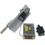 BEMONOC DIY Design DC 12V Linear Actuator Reciprocating Motor Stroke 30mm Low Speed 70 RPM Adjustable+Switching Power Supply 110V-240V+PWM Speed Controller