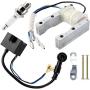 YOFMOO CDI Ignition Magneto Coil Spark Plug fits 49cc 50cc 60cc 66cc 70cc 80cc 2-stroke Engine Motorized Bicycle Bike